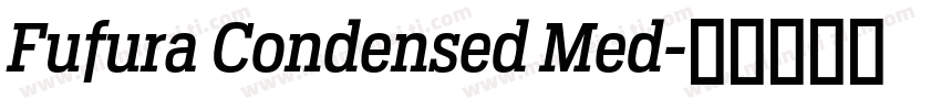 Fufura Condensed Med字体转换